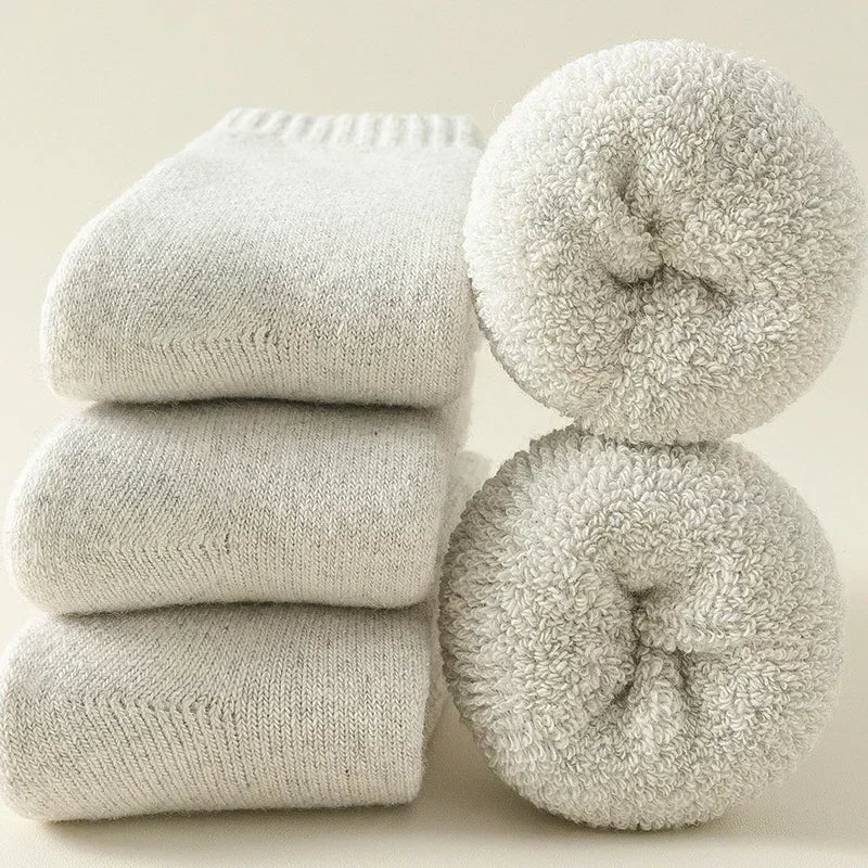 Chaussettes <br> 3 paires laine Mérinos