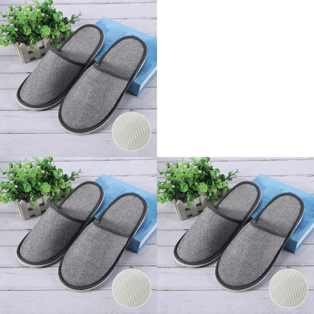 Chaussons <br> 3 paires Hôtel