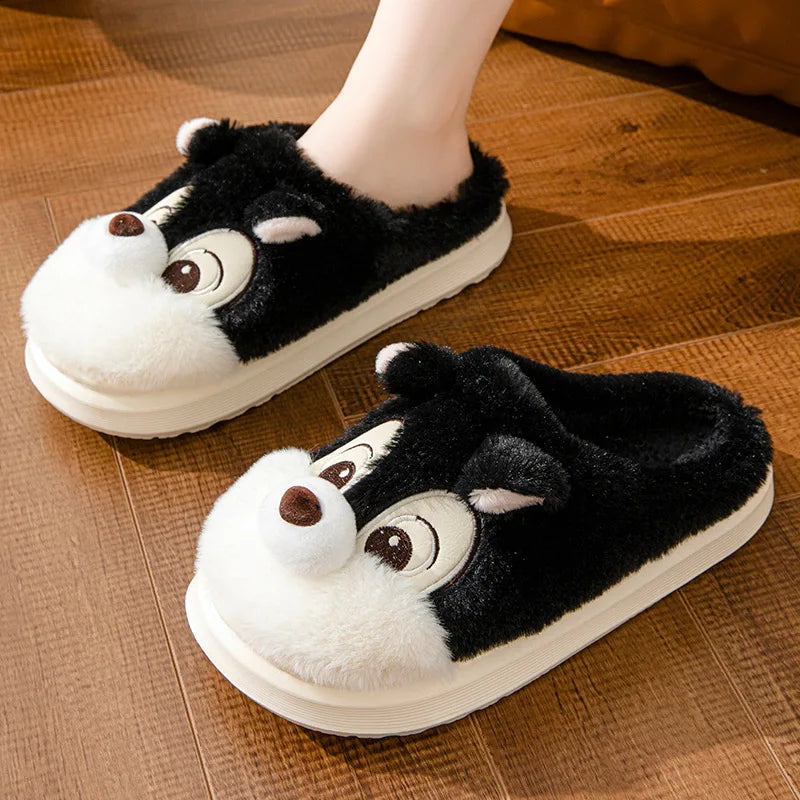 Chaussons <br> Chien cartoon mignon