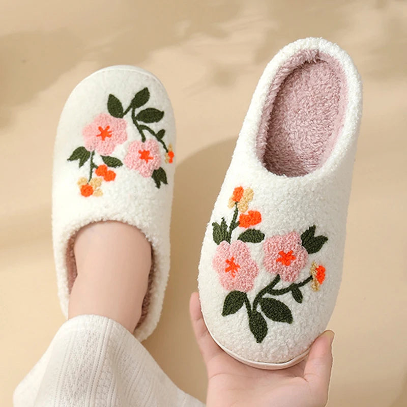 Chaussons Femme <br> Fleurs