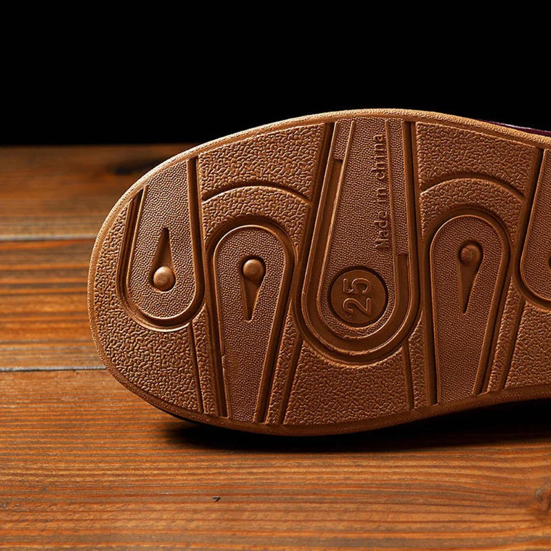 Chaussons <br> Cuir confortables