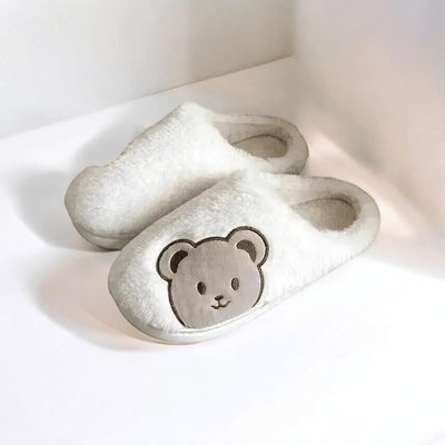 Chaussons | Petit Ourson Blanc / 39-40