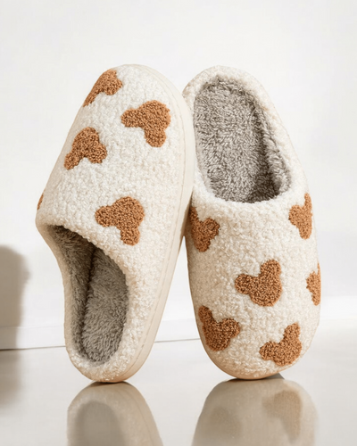Chaussons pour Femme | Ourson Miniature Blanc / 36-37