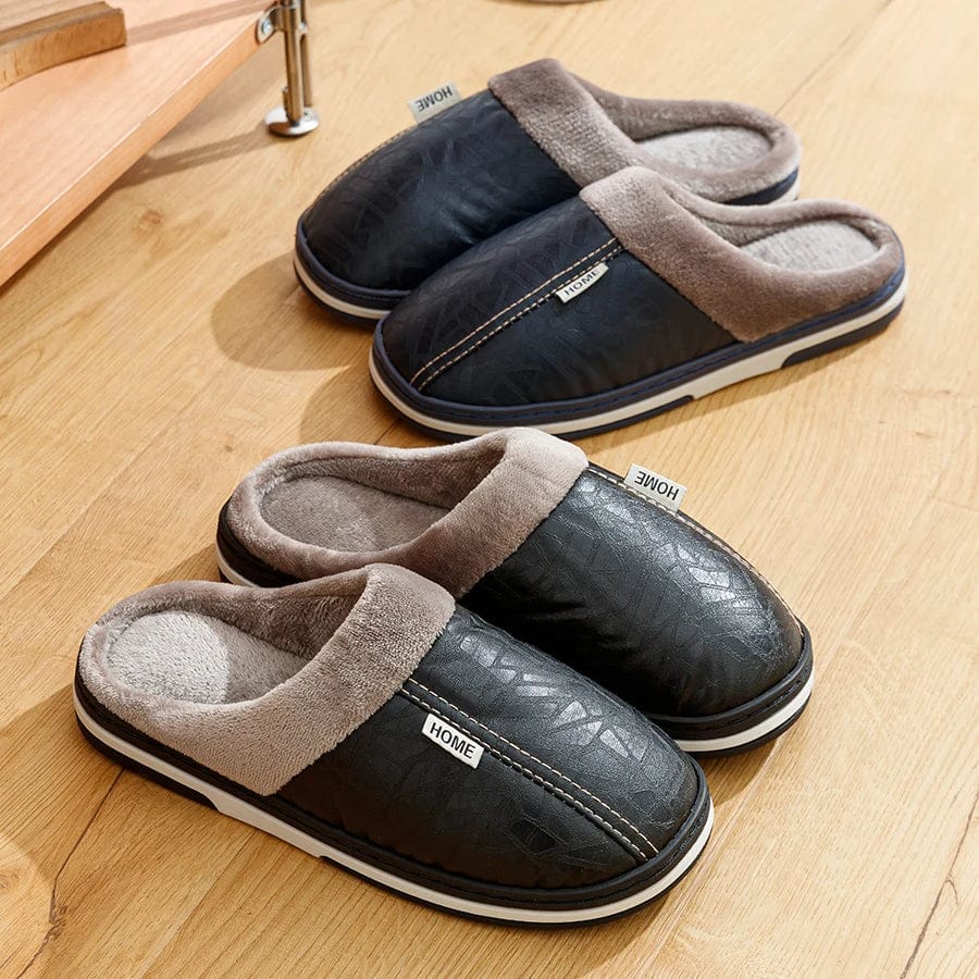 Chaussons pour Homme Cuir d Hiver Maison du Chausson