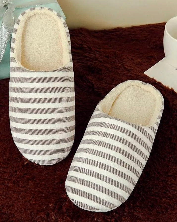 Chaussons Femme <br> Rayé