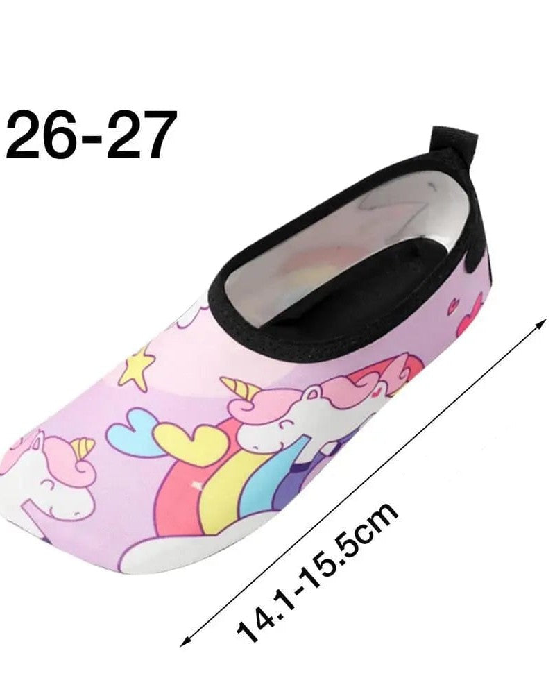 Chaussons <br> Piscine Licorne