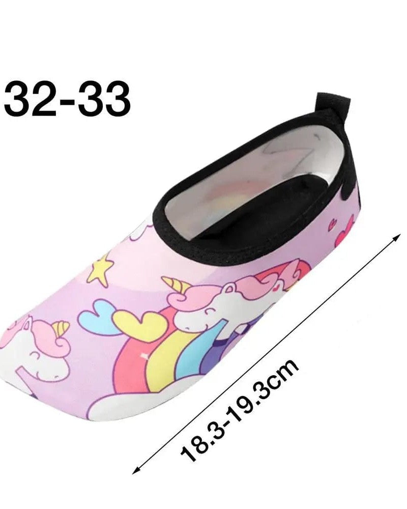 Chaussons <br> Piscine Licorne