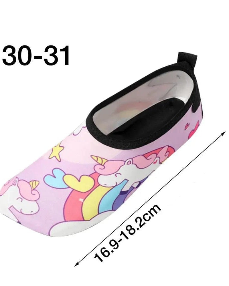 Chaussons <br> Piscine Licorne