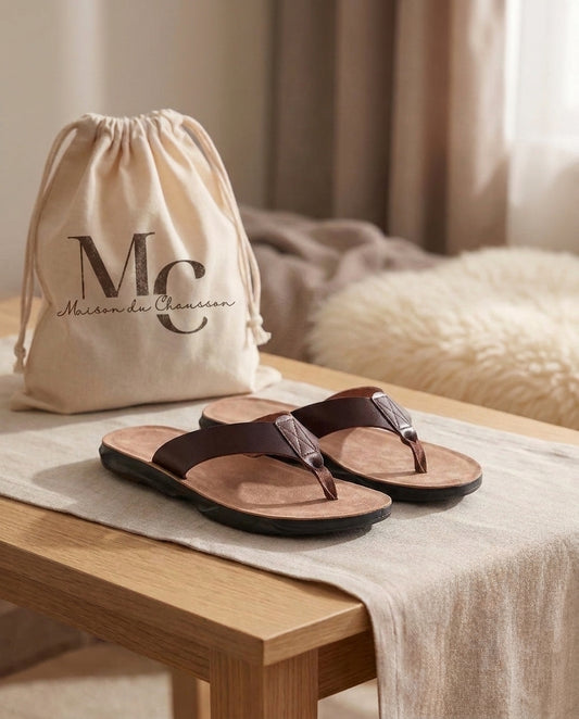 Chaussons pour Homme <br> Sandale Le Confort italien