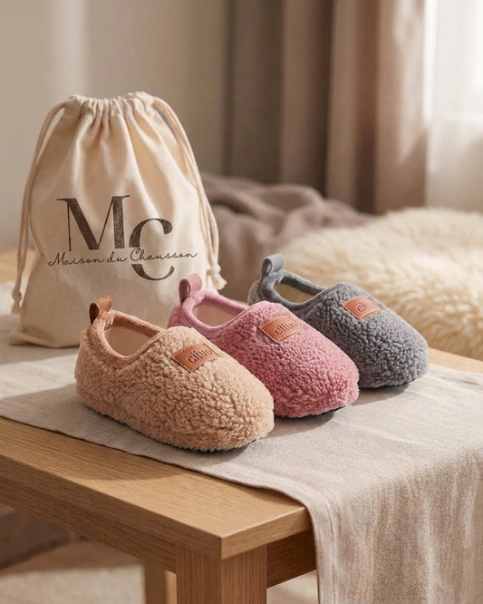 Chaussons Enfant <br> Moutoné