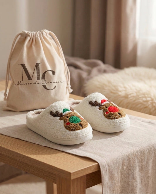Chaussons Noël <br> Renne