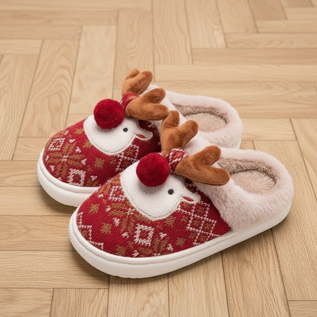 Chaussons <br> Rennes de Noel